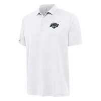 Men's Antigua White Los Angeles Kings Reprocess Polo