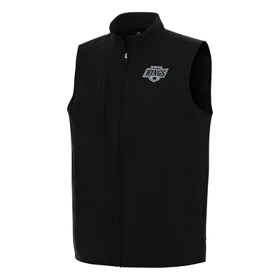 Men's Antigua Black Los Angeles Kings Regard Full-Zip Vest