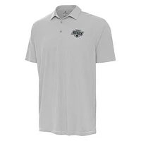 Men's Antigua Gray Los Angeles Kings Twine Polo