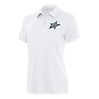 Women's Antigua White Dallas Stars Reprocess Polo