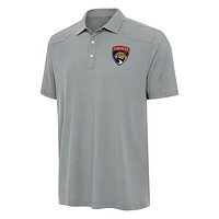 Men's Antigua  Gray Florida Panthers Western Polo
