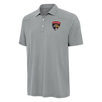 Men's Antigua  Gray Florida Panthers Western Polo