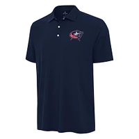 Men's Antigua  Navy Columbus Blue Jackets Western Polo
