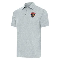 Men's Antigua Heather Florida Panthers Big & Tall Par 3 Polo