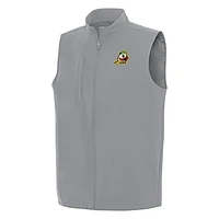 Men's Antigua Gray Oregon Ducks Regard Full-Zip Vest