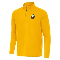 Men's Antigua Gold Oregon Ducks Intent Quarter-Zip Top
