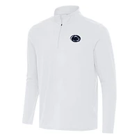 Men's Antigua White Penn State Nittany Lions Intent Quarter-Zip Top