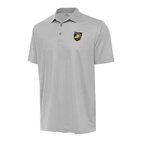 Men's Antigua Gray/White Army Black Knights Rings Polo