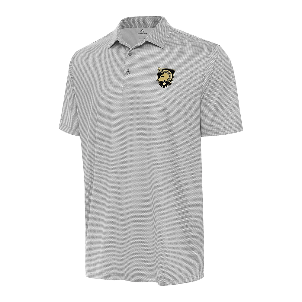 Men's Antigua Gray/White Army Black Knights Rings Polo