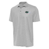 Men's Antigua Gray/White Florida Gators Rings Polo