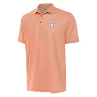 Men's Antigua Orange/White Clemson Tigers Rings Polo