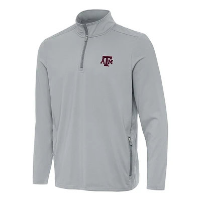 Men's Antigua Texas A&M Aggies Perilous Quarter-Zip Sweatshirt
