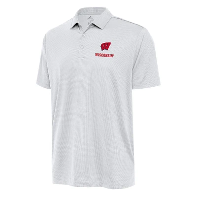 Men's Antigua Wisconsin Badgers Ellipse Polo