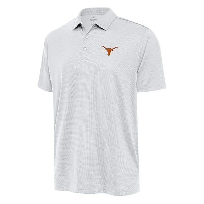Men's Antigua White Texas Longhorns Ellipse Polo