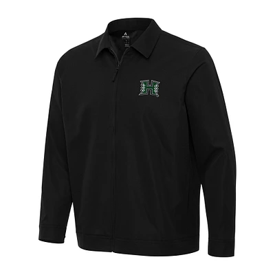 Men's Antigua Hawaii Rainbow Warriors Pivot Full-Zip Jacket