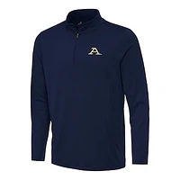 Men's Antigua Navy Akron Zips Reprocess Quarter-Zip Top