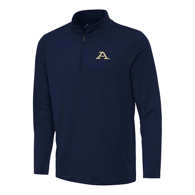 Men's Antigua Navy Akron Zips Reprocess Quarter-Zip Top