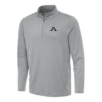 Men's Antigua Gray Akron Zips Reprocess Quarter-Zip Top