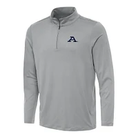 Men's Antigua Gray Akron Zips Reprocess Quarter-Zip Top
