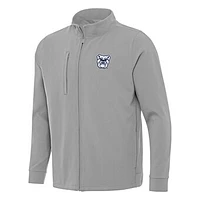 Men's Antigua Gray Butler Bulldogs Regard Full-Zip Jacket
