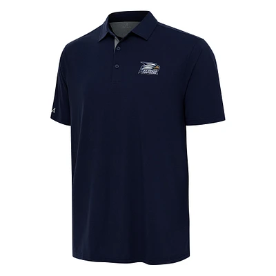 Men's Antigua Navy/Gray Georgia Southern Eagles Era Polo