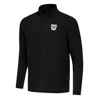 Men's Antigua Black Butler Bulldogs Intent Quarter-Zip Top