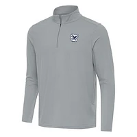 Men's Antigua Gray Butler Bulldogs Intent Quarter-Zip Top