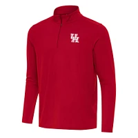 Men's Antigua Houston Cougars Intent Quarter-Zip Top