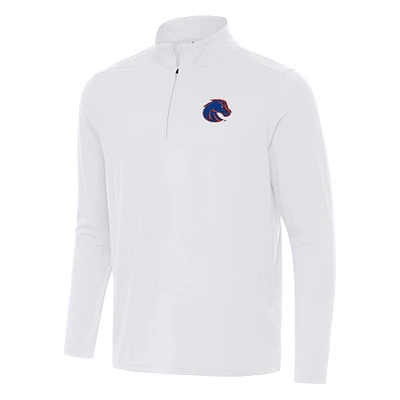 Men's Antigua Boise State Broncos Intent Quarter-Zip Top