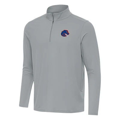 Men's Antigua Boise State Broncos Intent Quarter-Zip Top