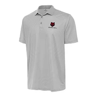 Men's Antigua Gray/White Arkansas State Red Wolves Rings Polo