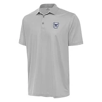 Men's Antigua Gray/White Butler Bulldogs Rings Polo