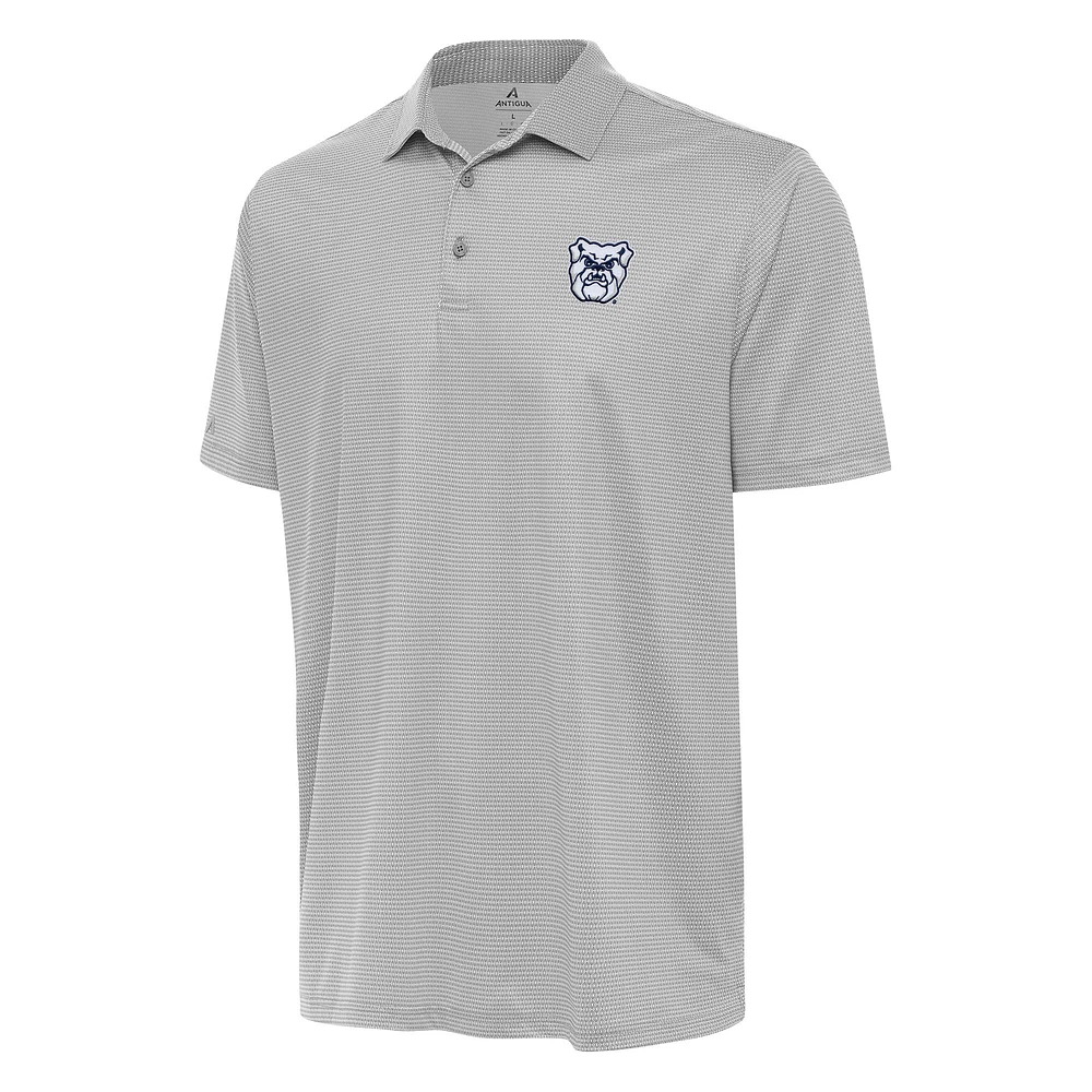 Men's Antigua Gray/White Butler Bulldogs Rings Polo