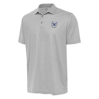 Men's Antigua Gray/White Butler Bulldogs Rings Polo
