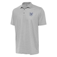 Men's Antigua Gray/White Butler Bulldogs Rings Polo