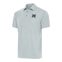 Men's Antigua  Heather Gray Hawaii Rainbow Warriors Big & Tall Par 3 Polo