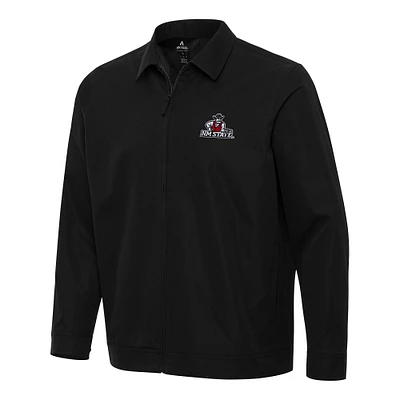 Men's Antigua  Black New Mexico State Aggies Pivot Full-Zip Jacket