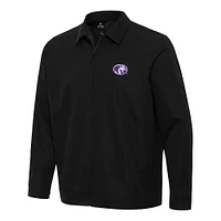 Men's Antigua  Black North Alabama Lions Pivot Full-Zip Jacket
