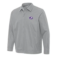 Men's Antigua  Gray North Alabama Lions Pivot Full-Zip Jacket