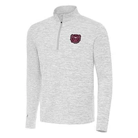 Men's Antigua Gray Missouri State University Bears Cause Quarter-Zip Top
