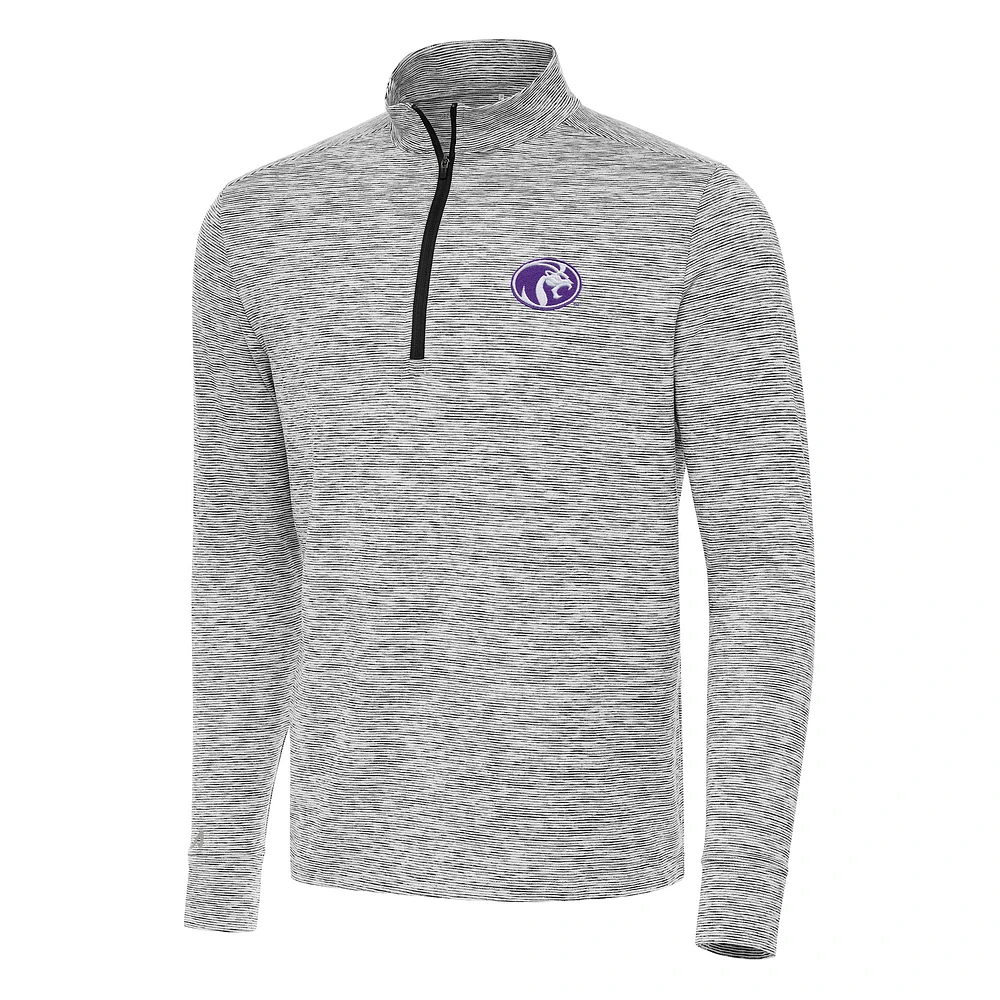 Men's Antigua Black North Alabama Lions Cause Quarter-Zip Top