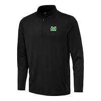 Men's Antigua Marshall Thundering Herd Reprocess Quarter-Zip Top