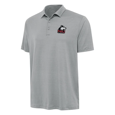 Men's Antigua Gray Northern Illinois Huskies Reprocess Polo
