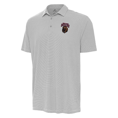 Men's Antigua Gray Montana Grizzlies Twine Polo