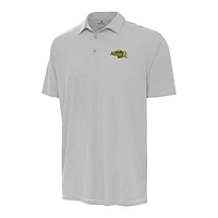 Men's Antigua Gray NDSU Bison Twine Polo
