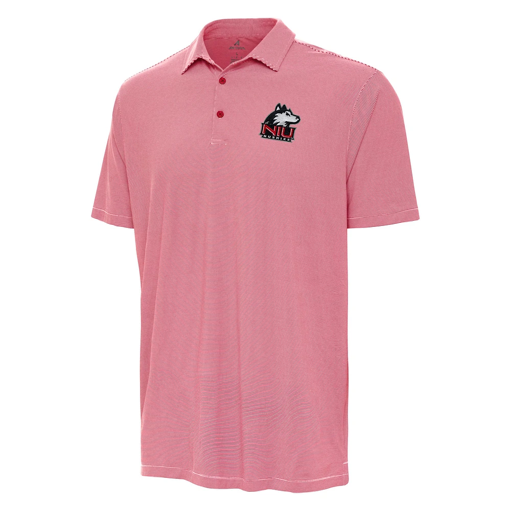 Men's Antigua Cardinal Northern Illinois Huskies Twine Polo