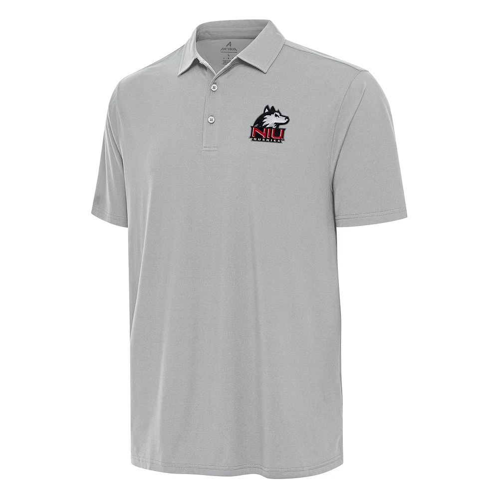 Men's Antigua Gray Northern Illinois Huskies Era Polo
