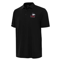 Men's Antigua Black Northern Illinois Huskies Era Polo
