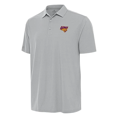 Men's Antigua Gray Northern Iowa Panthers Era Polo