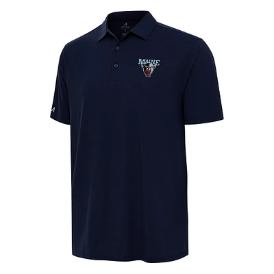 Men's Antigua Navy Maine Black Bears Era Polo